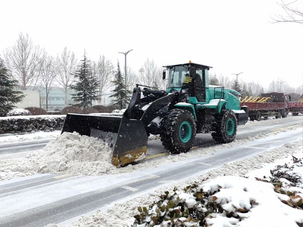 除雪保畅，彩运网铁肩路义勇担沉任！